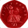 50p Red